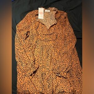 NWT Kirundo cheetah print dress